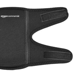 AmazonCommercial - P2DFT024-1 Over/under Knee Pads, 8.5", One Size, 1 pair, 2 Count, Black