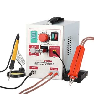 battery spot welder, 3.2kw diy spot welding machine, with welding pen and foot pedal, for battery pack, 18650 lithium battery, etc