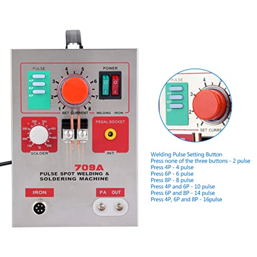 Battery Spot Welder, 3.2kW DIY Spot Welding Machine, with Welding Pen and Foot Pedal, for Battery Pack, 18650 Lithium Battery, etc