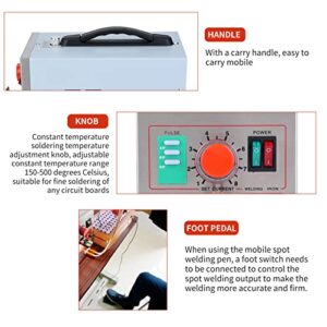 Battery Spot Welder, 3.2kW DIY Spot Welding Machine, with Welding Pen and Foot Pedal, for Battery Pack, 18650 Lithium Battery, etc