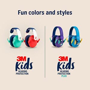 3M Kids Hearing Protection, Hearing Protection for Children with Adjustable Headband, 22dB Noise Reduction Rating, Green