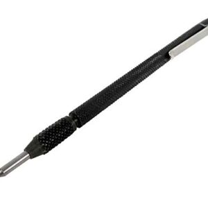 Taytools 466101 Heavy Duty Tungsten Carbide Scriber Etching Pen Made From Hardened Tool Steel with Magnetic Pickup with Pocket Clip Knurled Body for Metal Glass Ceramic