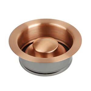 Akicon Kitchen Sink Copper Finish Garbage Disposal Flange Stopper, One Size Disposal Rim, Fit 3-1/2 Inch Standard Sink Drain Hole