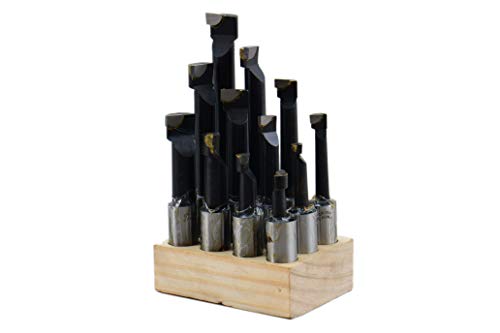 Shars 3/4" C6 Carbide Tipped Boring Bar 12 Pcs Set, 3/4" Shank 404-7146 P{