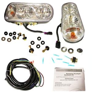 universal snow plow light kit fits boss western meyer blizzard curtis replaces 1311100