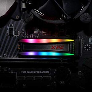 XPG S40G 2TB RGB 3D NAND PCIe Gen3x4 NVMe 1.3 M.2 2280 Internal SSD (AS40G-2TT-C)