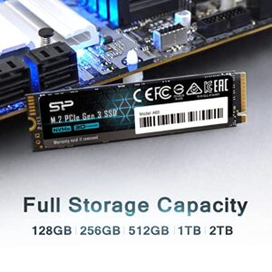 Silicon Power 1TB - NVMe M.2 PCIe Gen3x4 2280 SSD (SP001TBP34A60M28)