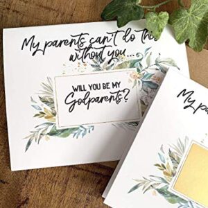 Funny Will You Be My Godparents Scratch Off Card, My Parents Cant Do This Without You (Funny Godparents)