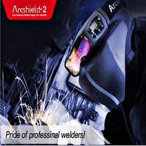 Servore Auto Shade Darkening Welding Goggle Arcshield 2 The world's first Auto-Darkening Protect Mask (Arcshield 2 Silver)