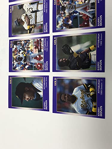 BARRY BONDS Gold Star Co Trading Card Set (1-9) Limited Edition 1/1500