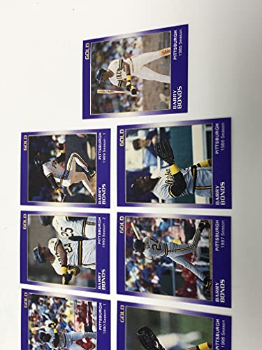 BARRY BONDS Gold Star Co Trading Card Set (1-9) Limited Edition 1/1500