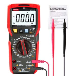 UNI-T UT89XD True RMS 6000 Counts LED Digital multimeter Test ac dc Voltmeter Ammeter Capacitance Frequency Resistance Test