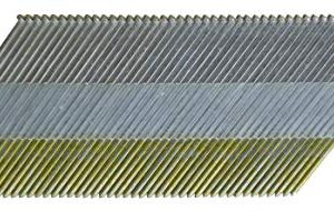 Metabo HPT Finish Nails | 2-1/2-Inch x 15 Gauge | Angled | Electro Galvanized | 1000 Count | 24206SHPT