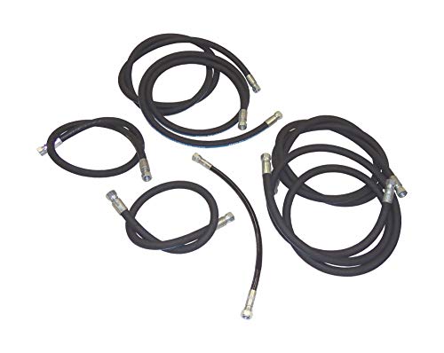 Professional Parts Warehouse - Western Wideout Hose Kit - Fleet Flex - Aftermarket. Contains: (1) 1/4" X 16", (1) 3/8" x 32", (1) 3/8" x 38", (2) 3/8" x 67", (2) 3/8" x 78" Hoses w/FJIC Ends.