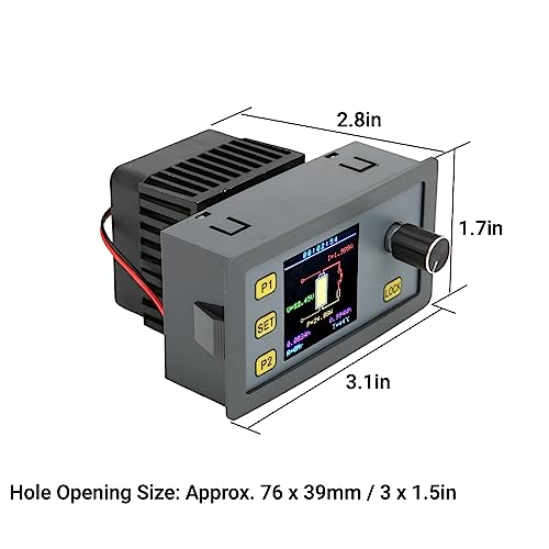 Electronic Load Detector Module WEL3005 30W 5A Battery Resistor Tester Adjustable Constant Current with Color Screen