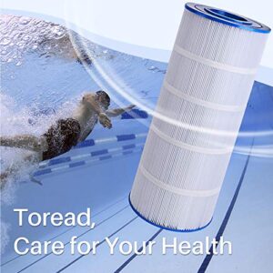 TOREAD Replacement for Pool Filter Pleatco PA120, CX1200RE, C1200, Unicel C-8412, Filbur FC-1293, Waterway Clearwater II, Pro Clean 125, 817-0125N, Aladdin 22002, 120 sq.ft Filter Cartridge, Pack of 2