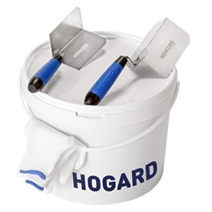 HOGARD Inside Corner Trowel | Best Corner Drywall Tool | Made of Stainless Steel with Internal Angle and Soft Grip Handle.