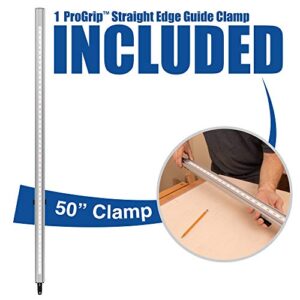 ProGrip Straight Edge Clamp Ideal for Cutting Large Sheets of Plywood and Dado Slots (50 inch Clamp)