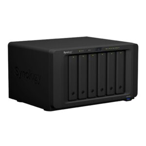 Synology DiskStation DS1618+ NAS Server for Business with Intel 2.1GHz CPU, 16GB Memory, 2TB SSD, 16TB HDD, DSM Operating System, iSCSI Target Ready