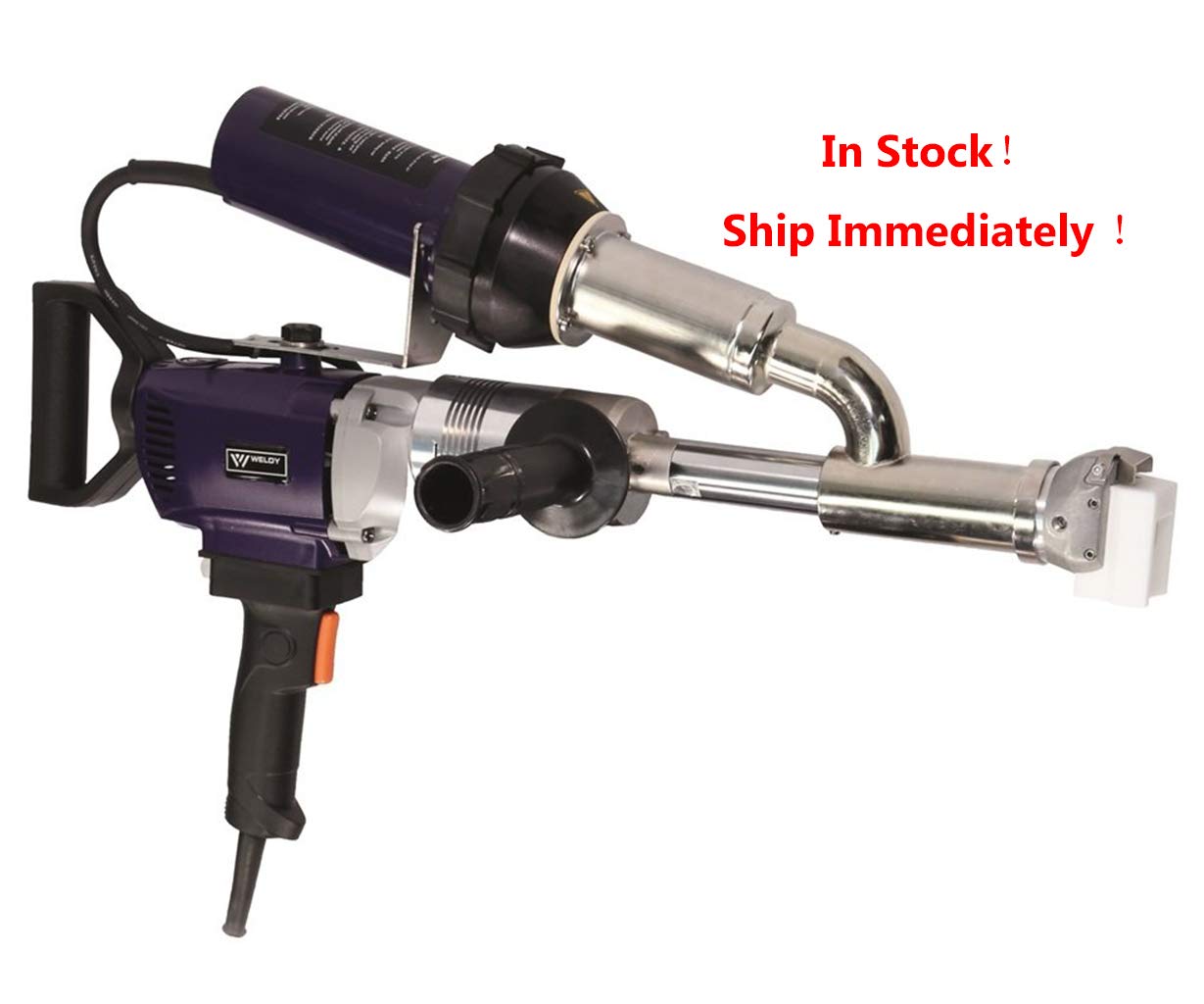 In Stock Weldy Ex3 Hand Extrusion Welder Gun Plastic Handheld Extruder Welding Gun PP HDPE LDPE Pipe Welding Machine (220V Extruder)