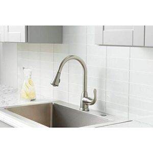 Glacier Bay Market Single-Handle Pull-Down Sprayer Kitchen Faucet in Stainless Steel