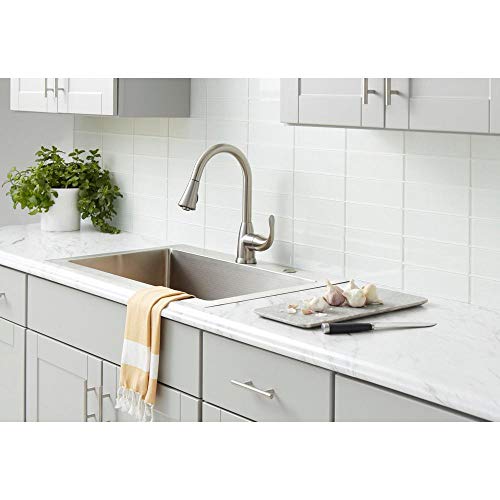 Glacier Bay Market Single-Handle Pull-Down Sprayer Kitchen Faucet in Stainless Steel