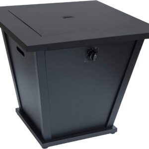 Bond Manufacturing 51843 28in Olivera Fire Table, Black