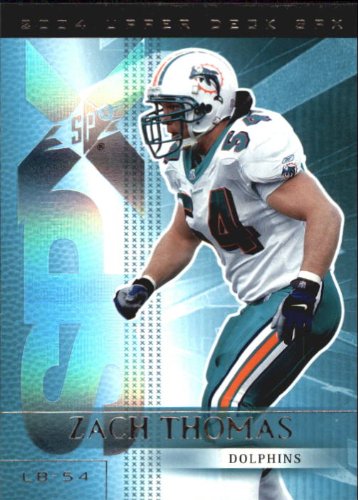 2004 SPx #53 Zach Thomas NFL Football Trading Card