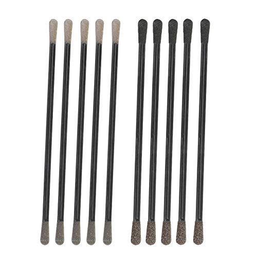 SCOTTCHEN Sanding Sticks Matchsticks Fine Detailing Sanding Grits 120/180 and 400/800-10 Pack