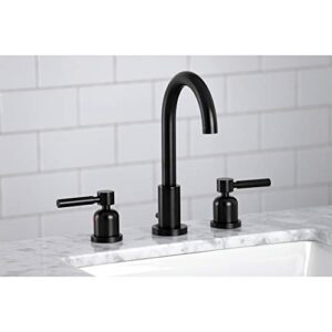 Kingston Brass FSC8920DL Concord Widespread Bathroom Faucet, Matte Black