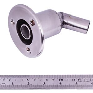 316L Stainless Steel Thru Hull Outlet/Exhaust Skin Fitting 1" inch 25 mm for Generator Heater