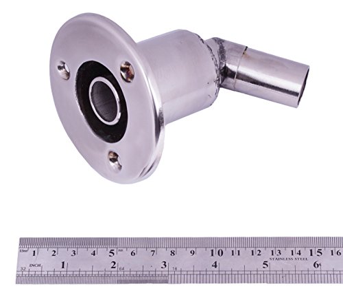 316L Stainless Steel Thru Hull Outlet/Exhaust Skin Fitting 1" inch 25 mm for Generator Heater