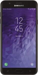 samsung galaxy j7 j737v 16gb verizon + gsm unlocked smartphone 2018 edition - black (renewed)