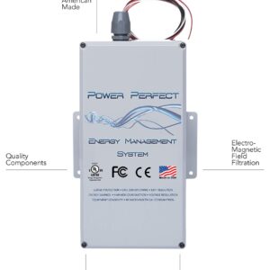 Satic Power Perfect Box - Whole Home Dirty Electricity Filter, Surge Protector and Cost Saver! HD (over 3000 sq ft)