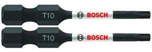 bosch itt10202 2-pack 2 in. torx #10 impact tough screwdriving power bits