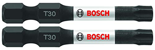 BOSCH ITT30202 2-Pack 2 In. Torx #30 Impact Tough Screwdriving Power Bits