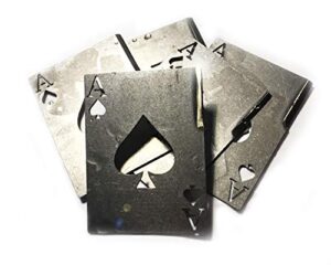 the gambit - ace of spades grade ii titanium box cutter