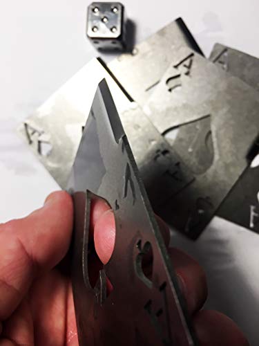 The Gambit - Ace of spades Grade II Titanium box cutter