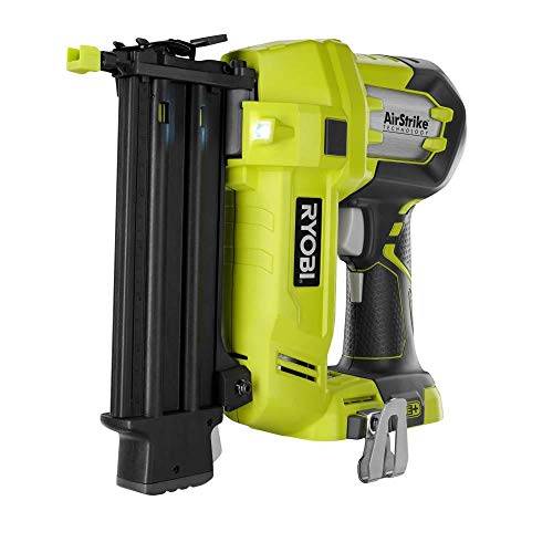 Ryobi 3 Piece 18V One+ Airstrike Brad Nailer Kit (Includes: 1 x P320 Brad Nailer, 1 x P190 18-Volt ONE+ 2.0 Ah lithium-ion battery, P118 dual chemistry charger (Renewed)