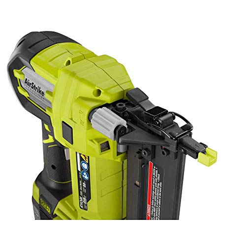 Ryobi 3 Piece 18V One+ Airstrike Brad Nailer Kit (Includes: 1 x P320 Brad Nailer, 1 x P190 18-Volt ONE+ 2.0 Ah lithium-ion battery, P118 dual chemistry charger (Renewed)