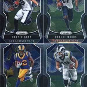 2019 Panini Prizm Football Los Angeles Rams Veteran Team Set of 10 Cards: Cooper Kupp(#238), Robert Woods(#239), Brandin Cooks(#240), Tyler Higbee(#241), Jared Goff(#242), Todd Gurley II(#243), Aaron Donald(#244), Clay Matthews(#245), Marcus Peters(#246),