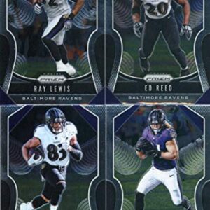 2019 Panini Prizm Football Baltimore Ravens Veteran Team Set of 10 Cards: Willie Snead IV(#68), Hayden Hurst(#69), Mark Andrews(#70), Lamar Jackson(#71), Mark Ingram II(#72), Earl Thomas III(#73), Justin Tucker(#74), Marlon Humphrey(#75), Ray Lewis(#273),