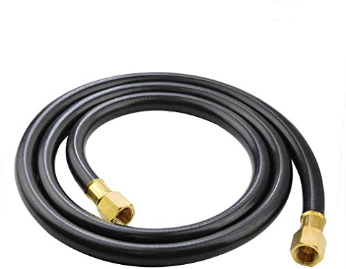 Stanbroil Fire Pit Installation Hose with Shut-Off Valve for Propane Gas Connection, 300K BTU Max