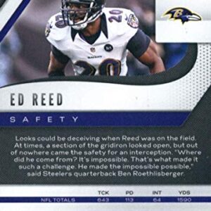 2019 Panini Prizm #274 Ed Reed Baltimore Ravens Football Card