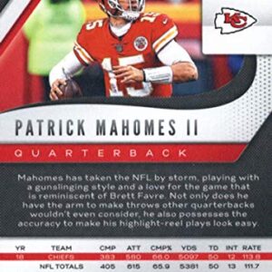 2019 Panini Prizm #210 Patrick Mahomes II Kansas City Chiefs Football Card