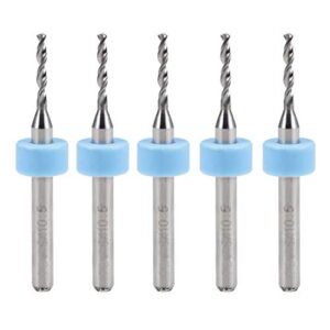 uxcell PCB Drill Bits 1.5mm Tungsten Carbide Rotary Tool Jewelry CNC Engraving Print Circuit Board Micro Drill Bits 1/8 Inch Shank 5 Pcs