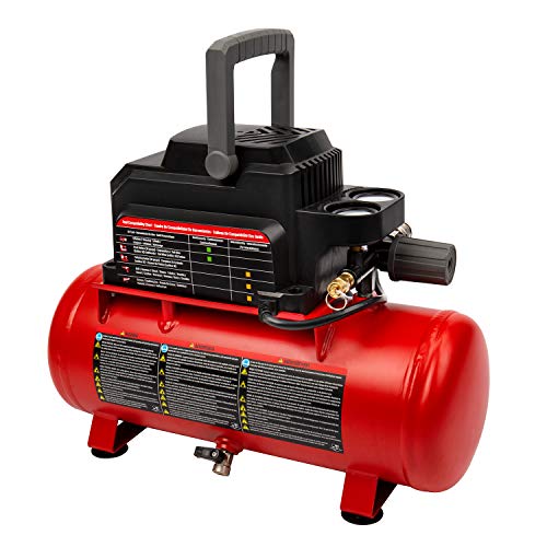 Craftsman Air Compressor, 2 Gallon Max 125 PSI Pressure 1/3 HP 0.5 CFM@90psi Portable Oil Free Maintenance Free, CMXECXA0200243