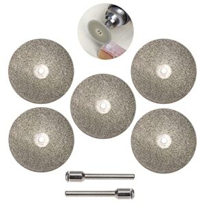 cutting wheels cutting discs 5x 35mm for tungsten electrode sharpener tig welding full sand diamond wheels compatible with dremel rotary tools w/ 2x 35mm cnc connecting rods