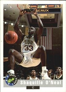 1992 classic #1 shaquille o'neal rc rookie nba basketball trading card