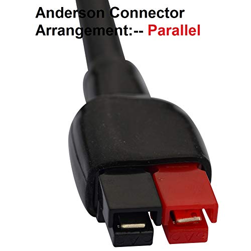 SolarEnz 8mm DC Adapter Cable Works with Parallel Anderson Solar Panel Connector Perfectly Compatible with Jackery MAXOAK Portable Power Station and Freely Assembleable to GZ Port